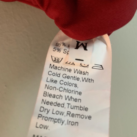 Red rouched short dress - S - Picture 5 of 5